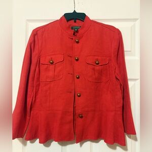 Ralph Lauren JacketBarbour Red Utility Jacket for Women